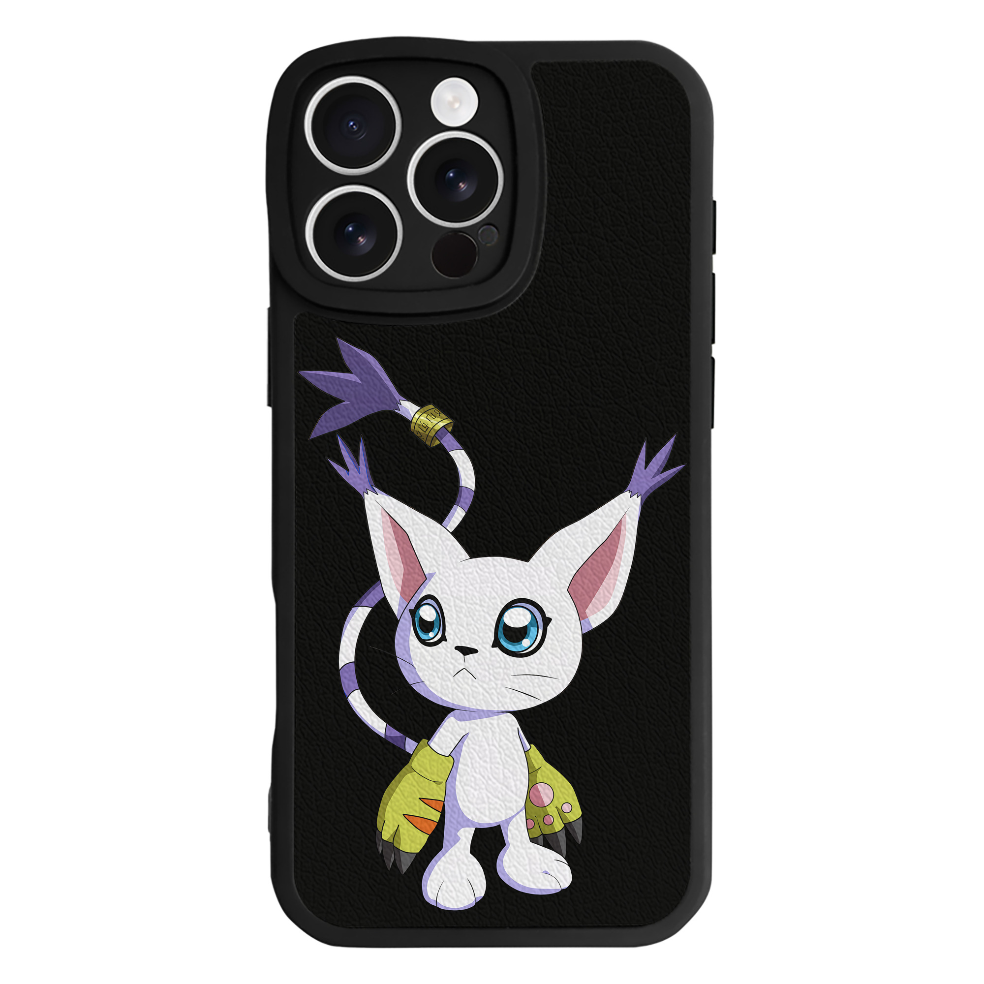 （画像用） Digimon デジタルモンスター/デジモン 【iPhone 16シリーズ対応】シリコンスマホケース（レザー調） 材質：シリコン